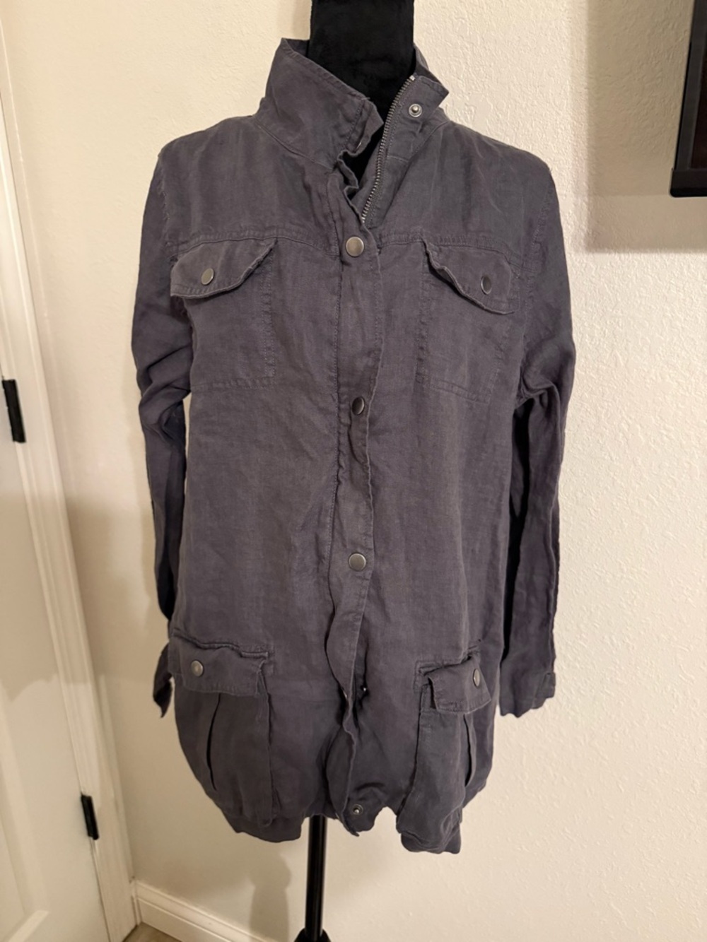 Artisan Ny Charcoal Utility Jacket